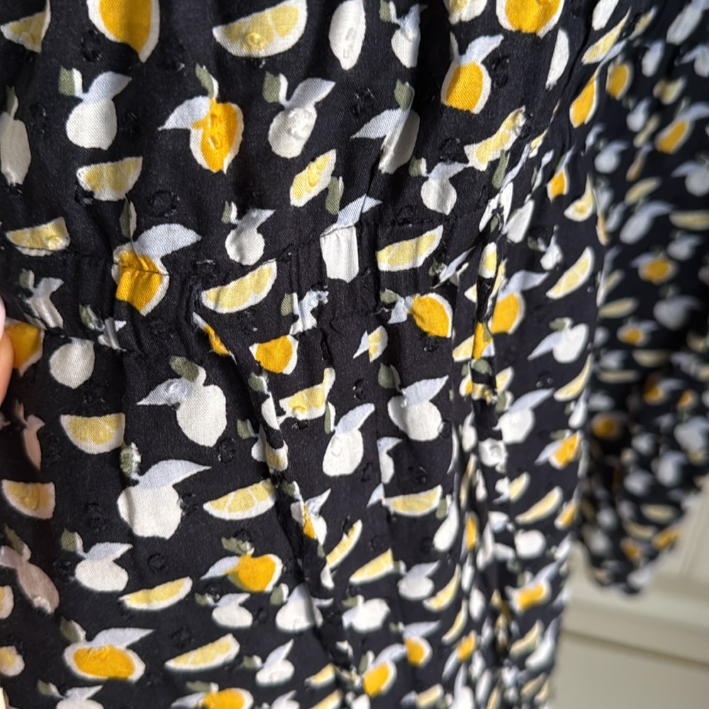LOFT Fruit Print Halter Neck Romper - Picture 6 of 8